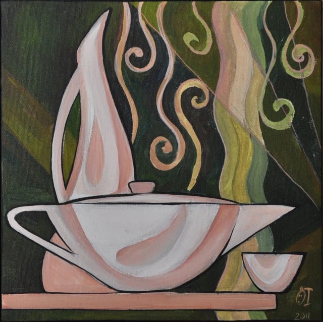 Teapot-5 Steam Swirls